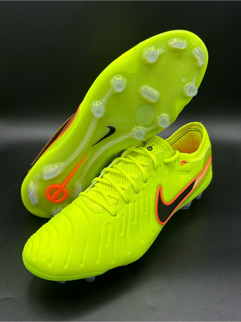 Nike Tiempo Legend 10 Elite Firm Mens Size 11 Soccer Volt Rare DV4328-701